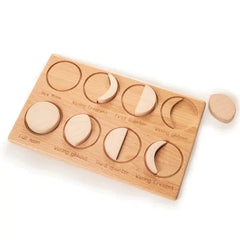 Wooden Moon Puzzle Board