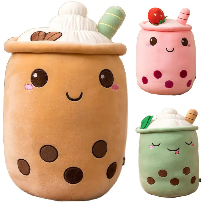 Cute Boba Milk Tea Plushie Toy